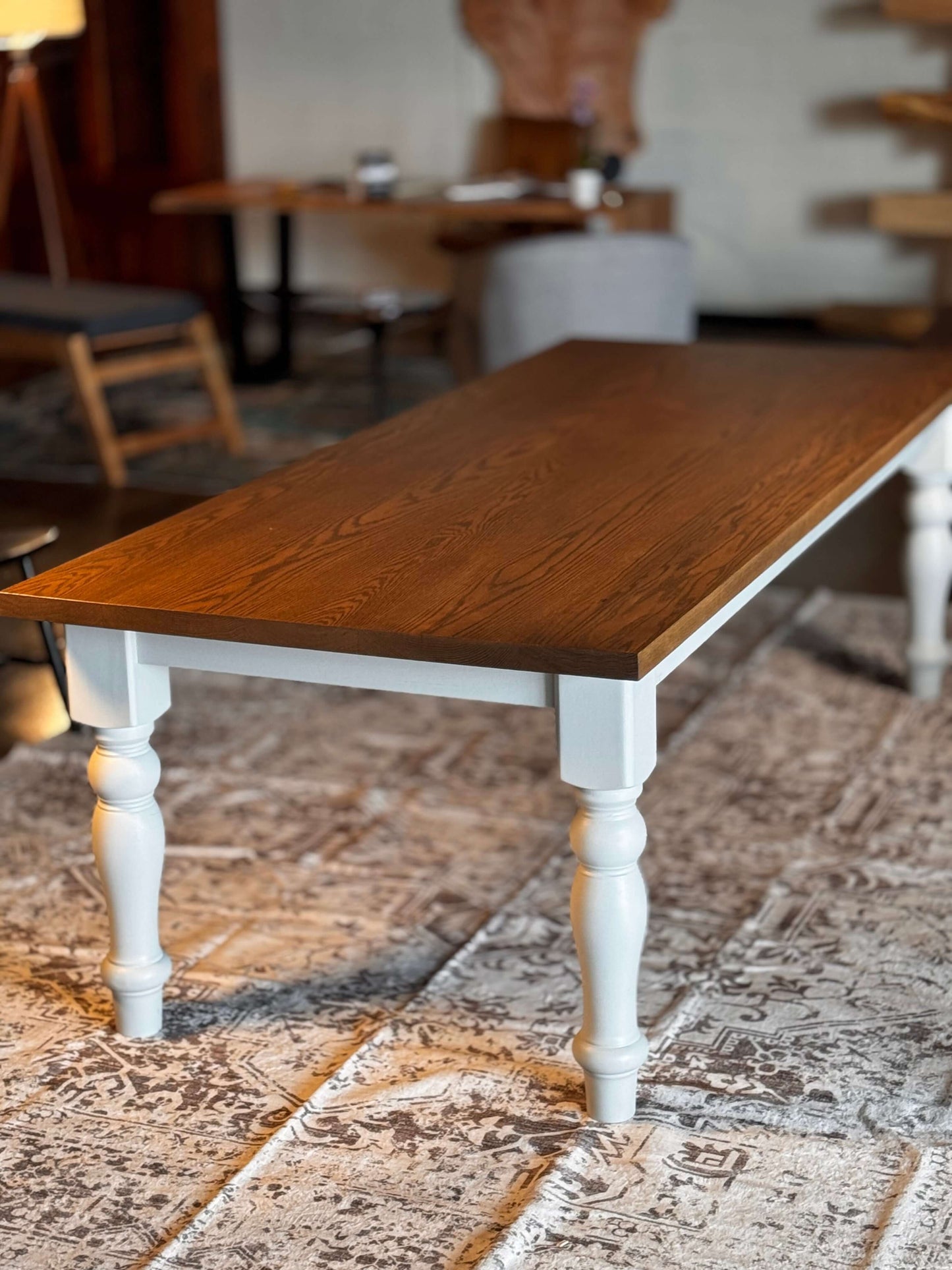 Farmhouse Table with painted base