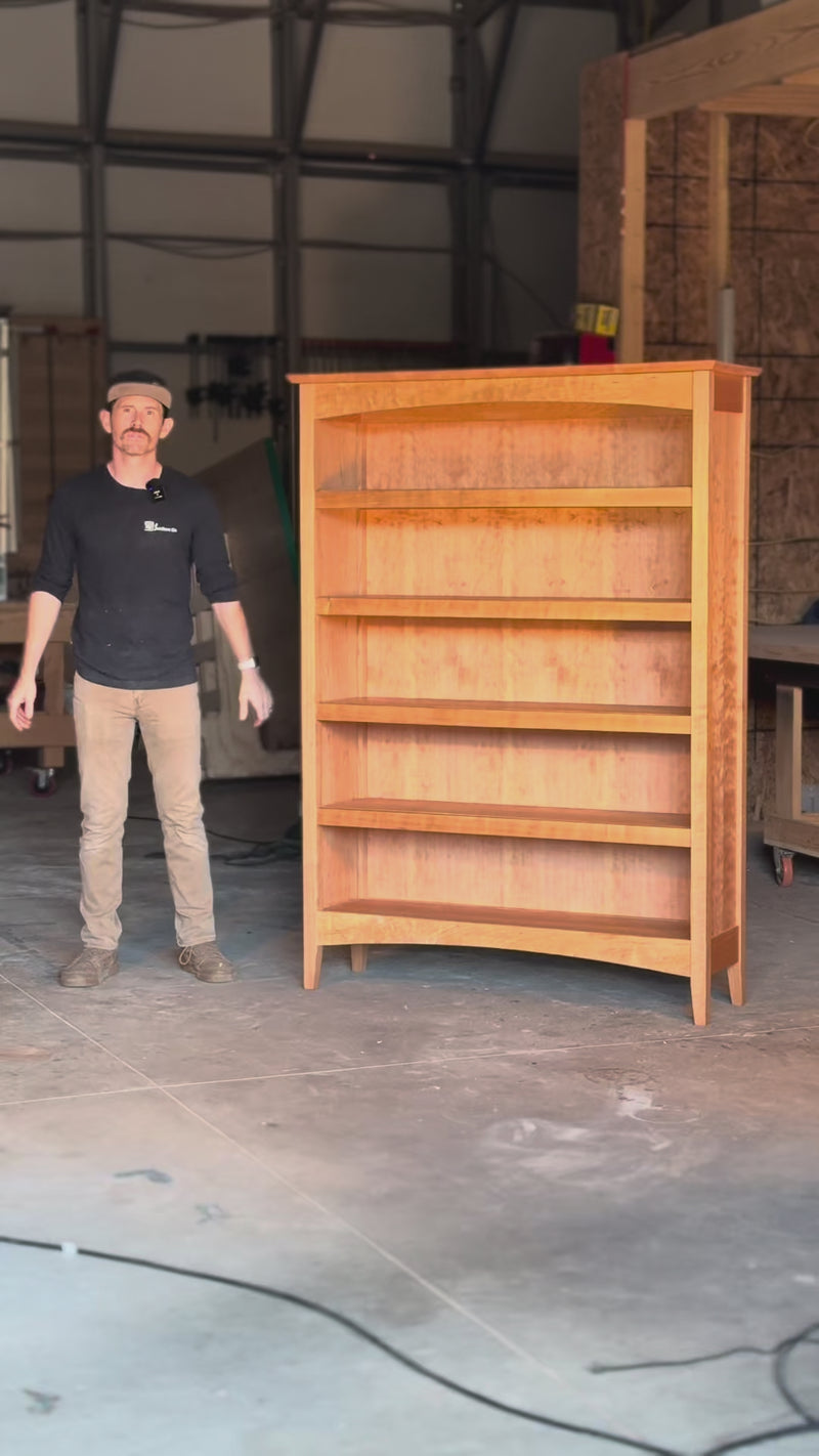 Shaker Book Case Overview